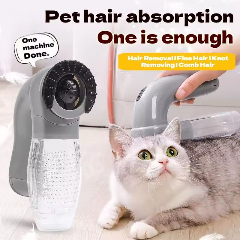 Cordless Hair Removal Vacuum for Pets, Smooth Massaging Handheld Vacuum for Pet Hair, Pet Hair Vacuum Cleaner