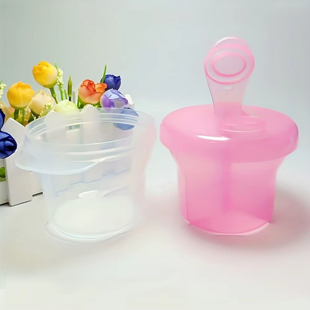 Rotating Double-Layer 3-Grid Baby Milk Powder Container and Travel Snack Box