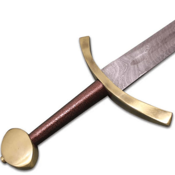Robb Stark Damascus Steel Sword - Game of Thrones Replica with Leather Sheath
