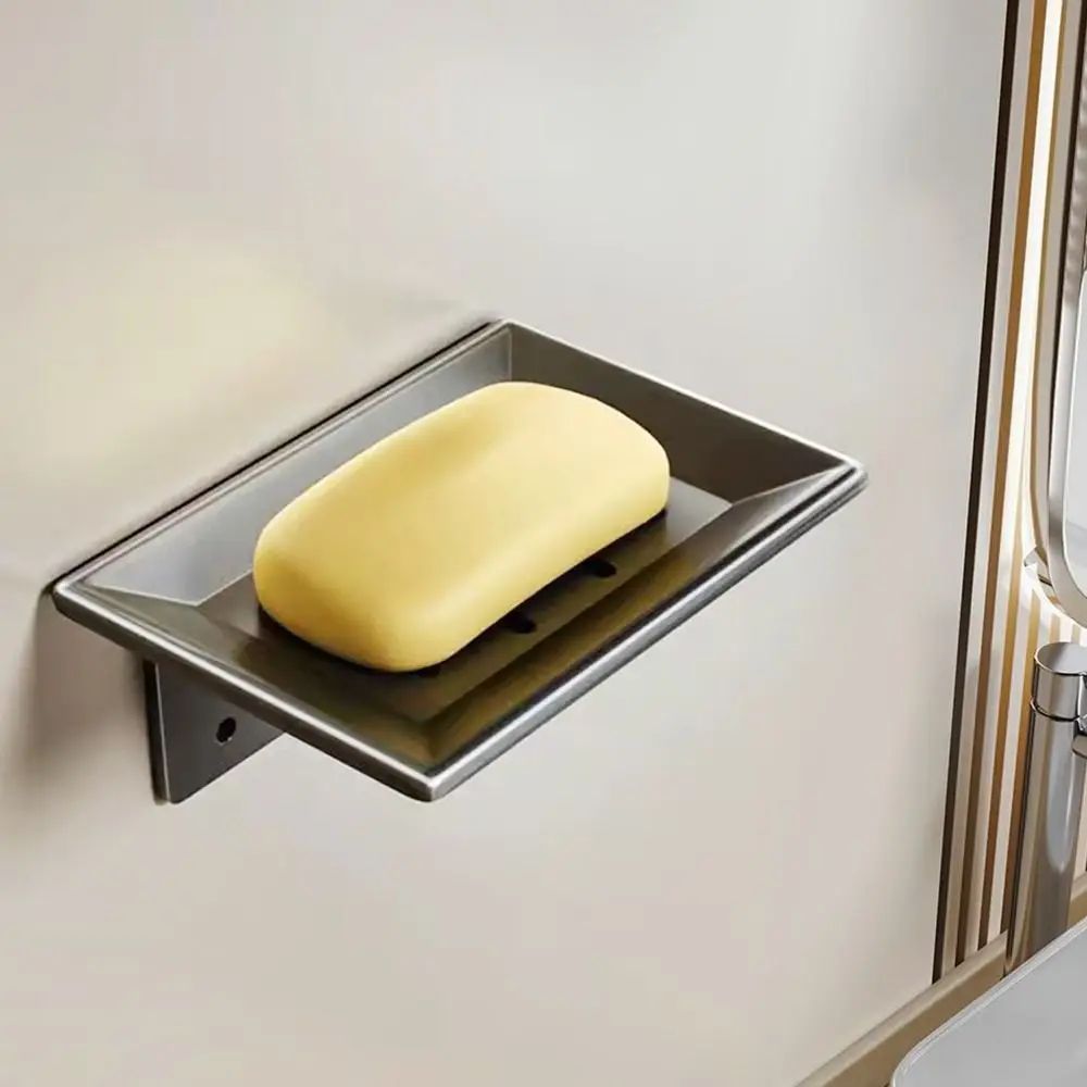 No Drill Metal Wall Mounted Soap Holder