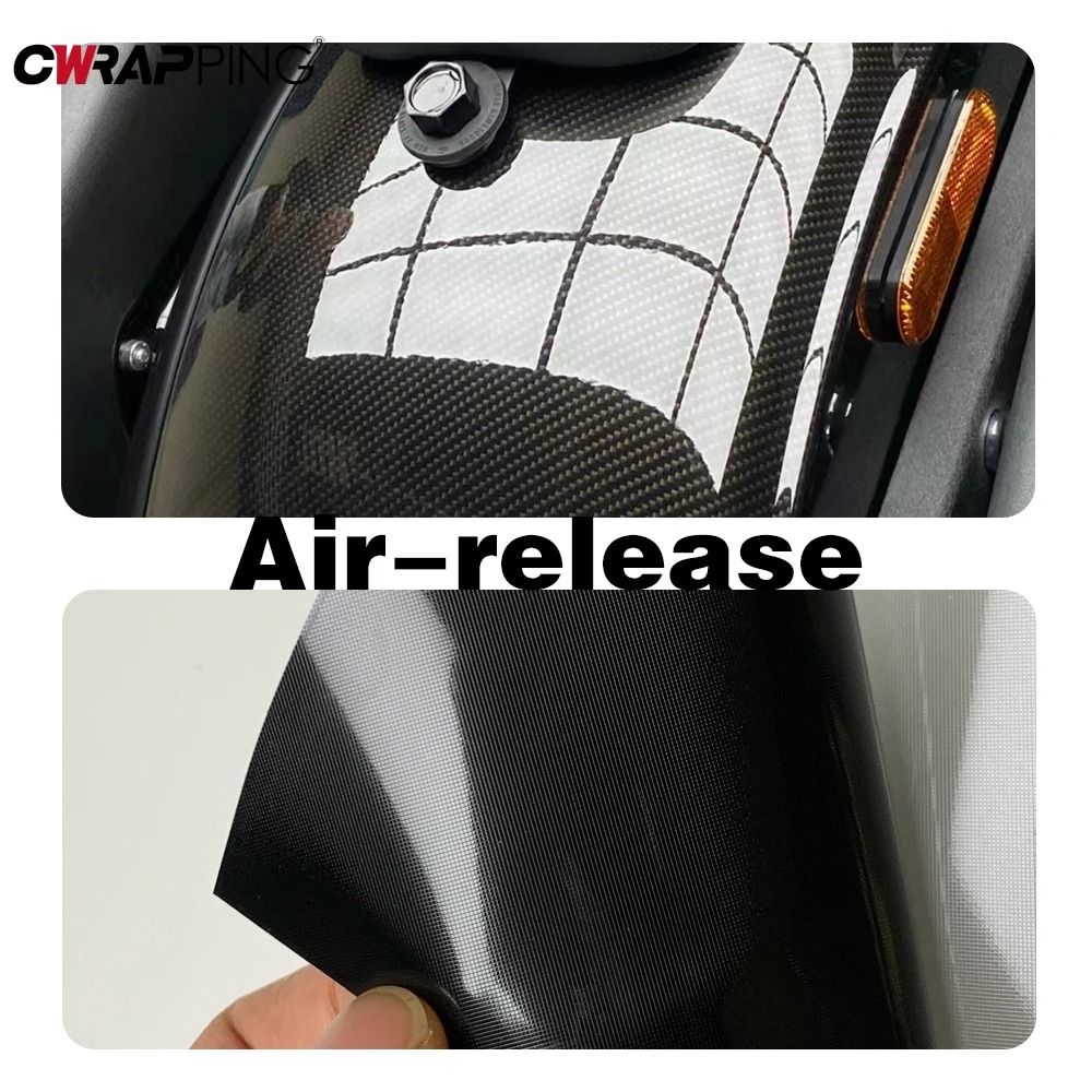 9D High-Gloss Carbon Fiber Vinyl Film – Premium Automotive Wrap