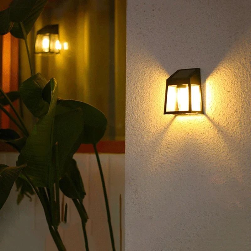 Solar Tungsten Wall Washer Light | Outdoor Waterproof Pathway & Fence Lamp for Garden Decoration