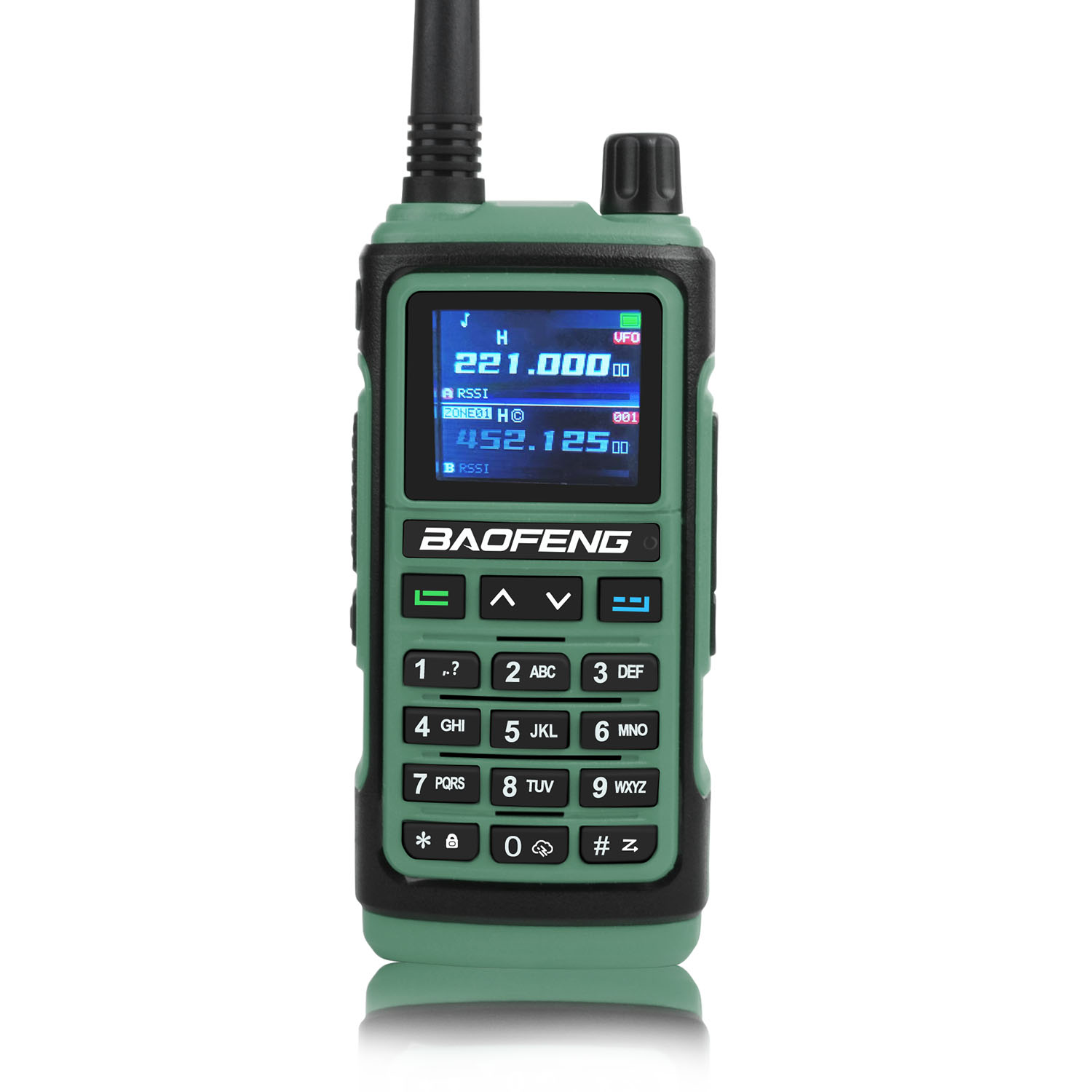 UV Pro GPS Air Band Walkie Talkie Five Bands Receive, Tri-Band Transmit FM Two-Way Radio