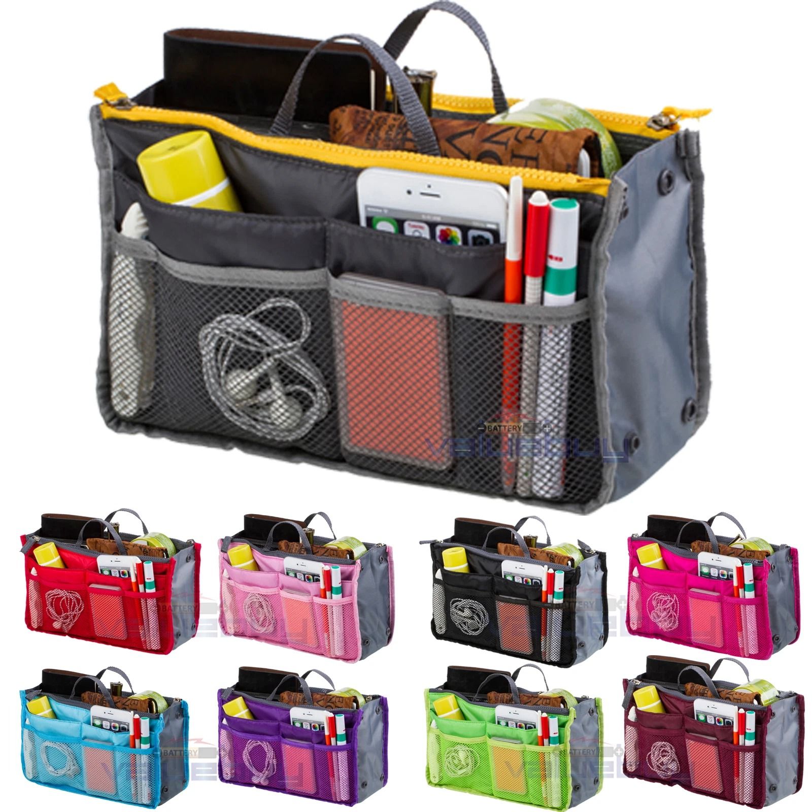 Beauty Organizer Travel Case Makeup Cosmetic Bag Toiletry Zipper Handbag