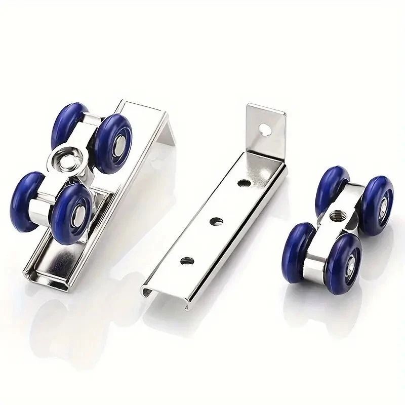 Heavy Duty Sliding Door Rollers with Ball Bearings & Hangers for Smooth Operation