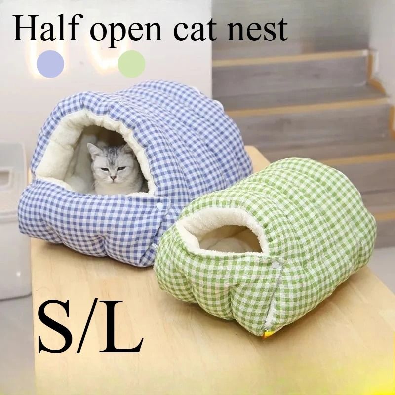 Cozy Foldable Winter Pet Sleep Bed