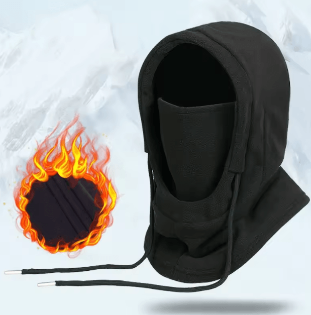 ThermaHood Fleece Balaclava Mask – Windproof Winter Face & Neck Cover