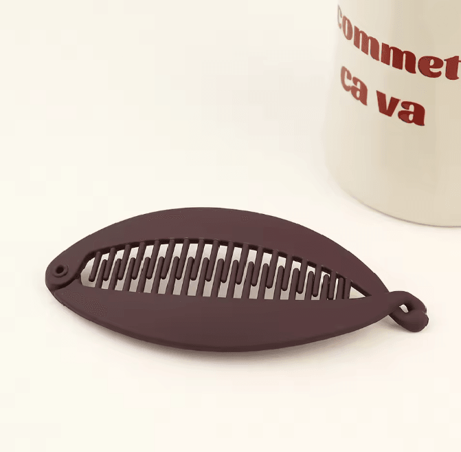 Matte Fish Shape Hair Claw Clip