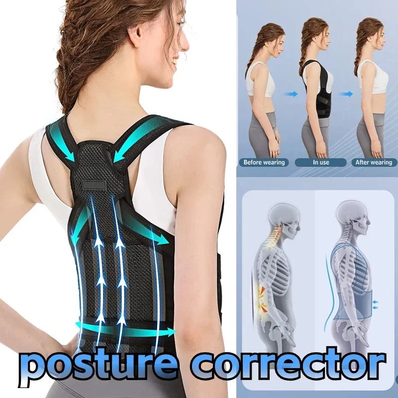 Ergonomic Spinal Alignment and Posture Support Brace