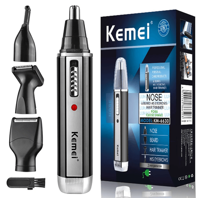 TrimPro 4 in 1 Rechargeable Nose and Beard Trimmer for Men
