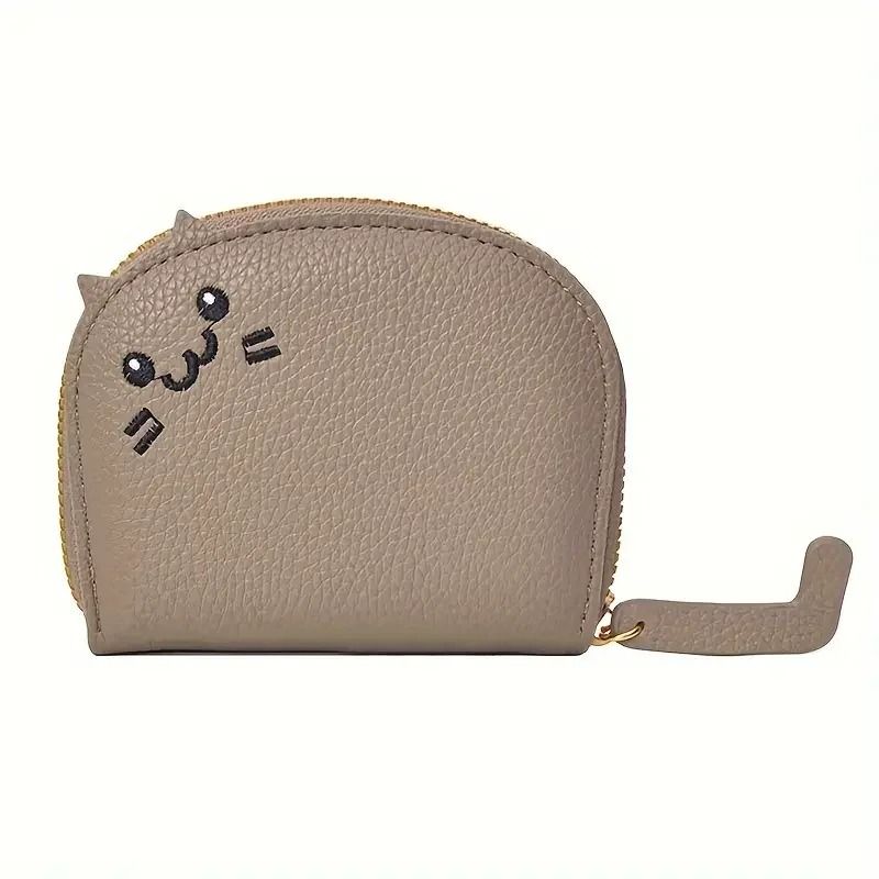 Cat Shaped Wallet Cute Women Card Holder Multi Slot Coin Purse