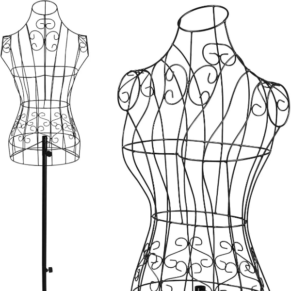 Wire Female Metal Dress Form for Display & Fashion Styling