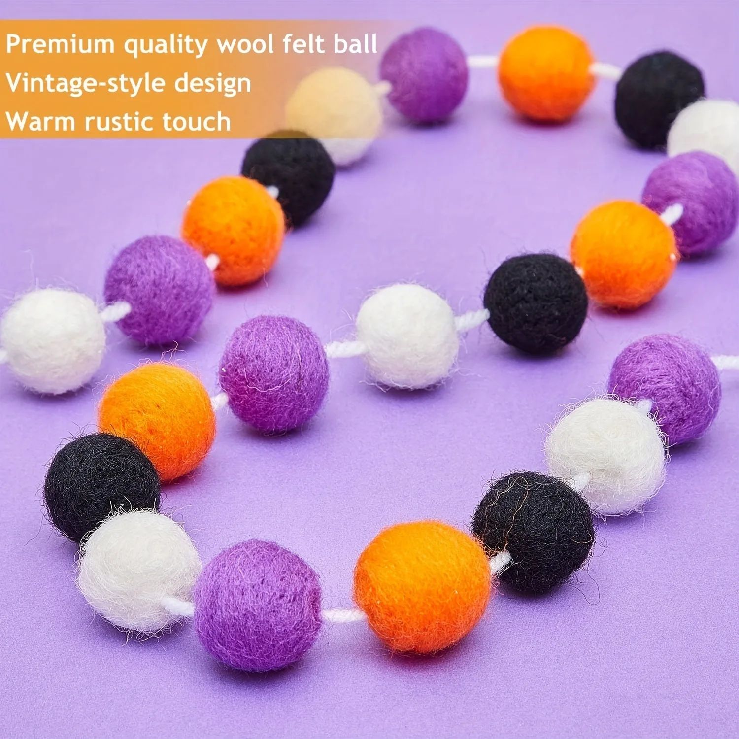 Christmas Hanging Pom Pom Ball Set