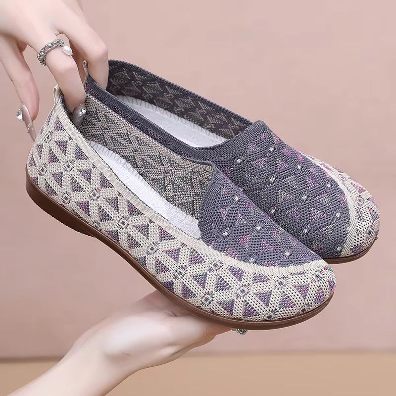 Women's Slip On Walking Shoes Lightweight Soft Sole Non Slip Casual Flats