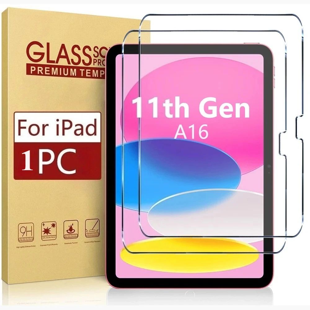 Ultra-Clear iPad 11th Generation Screen Protector – 9H Tempered Glass Shield for A16 Models
