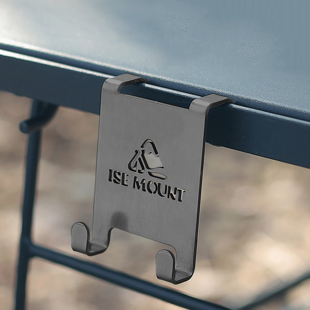 Stainless Steel Gas Canister Hook for Camping Tables – Tank Organizer for Outdoor Stove