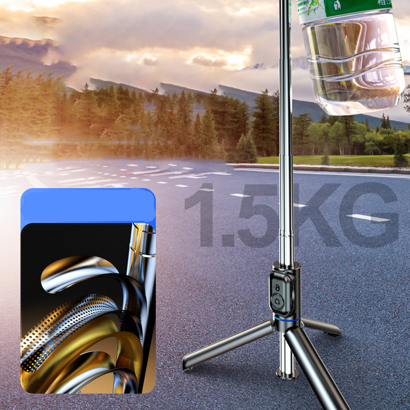 Bluetooth Shooting Tripod, Anti-shake Selfie Stick, Overhead Shot Stabilizer, Handheld Mobile Phone Holder.