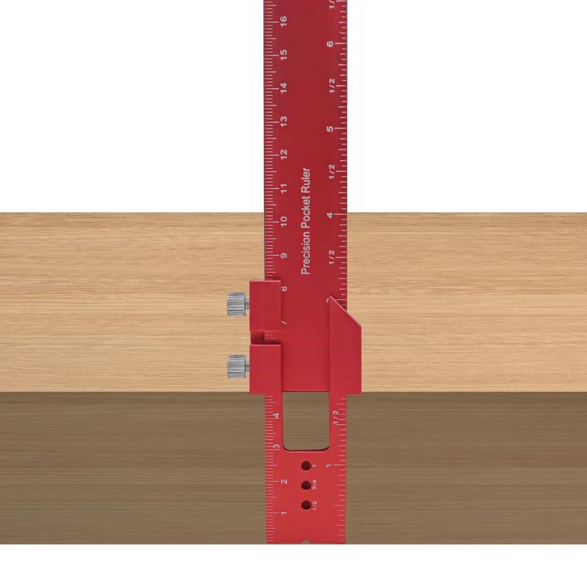 Precision Pocket T Track Scribing Ruler with Slide Stop