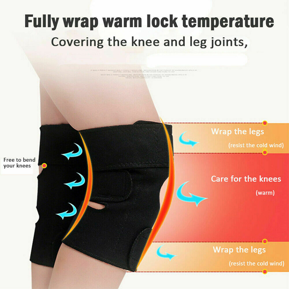 Magnetic Therapy Kneepad, Tourmaline Self Heating Knee Pads, Arthritis Knee Patella Support, Pain Relief Belt