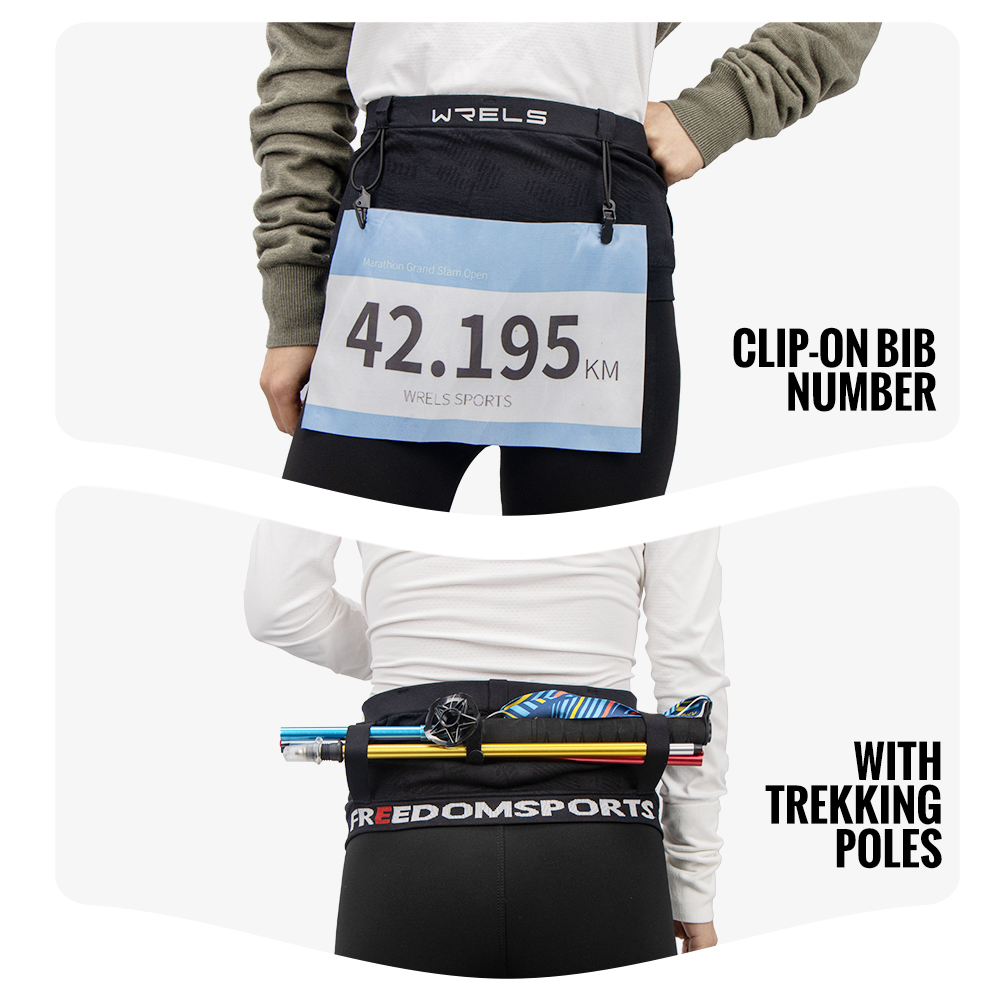 Invisible Lightweight Running Waist Bag - Breathable Quick-Dry Fitness Fanny Pack for Marathon, Gym & Running