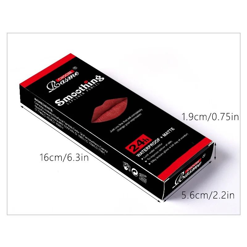 12 Pcs Long Lasting Lipstick Set with Professional Lip Liner