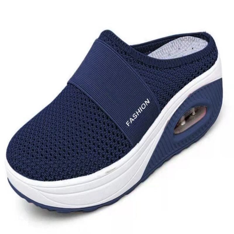 Women Wedge Sandals Open Toe Slip On Slippers