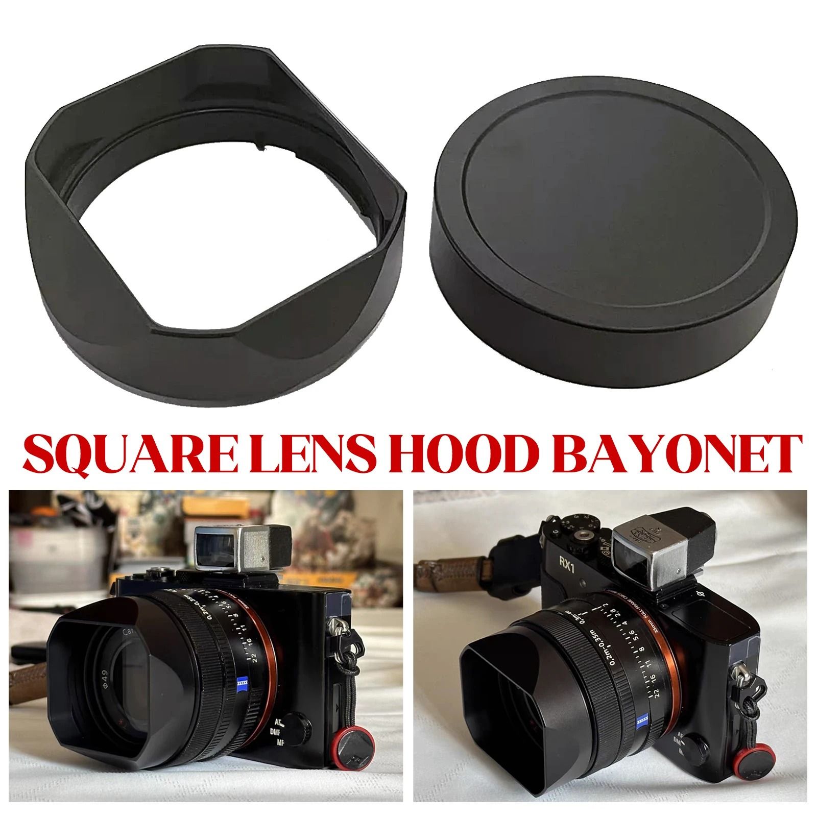 Square Bayonet Lens Hood