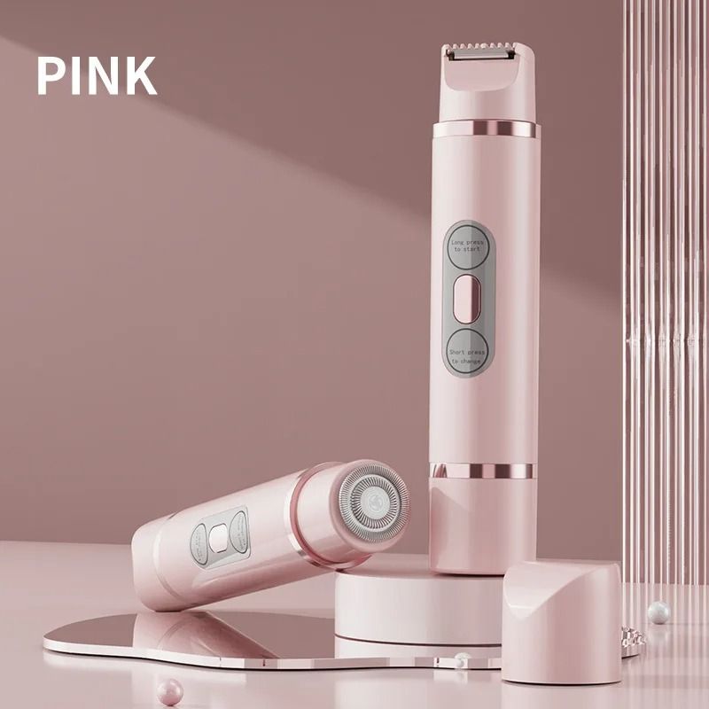 D0AB Electric Trimmer Shaver Women Waterproof Wet Dry Body Hair Trimmer