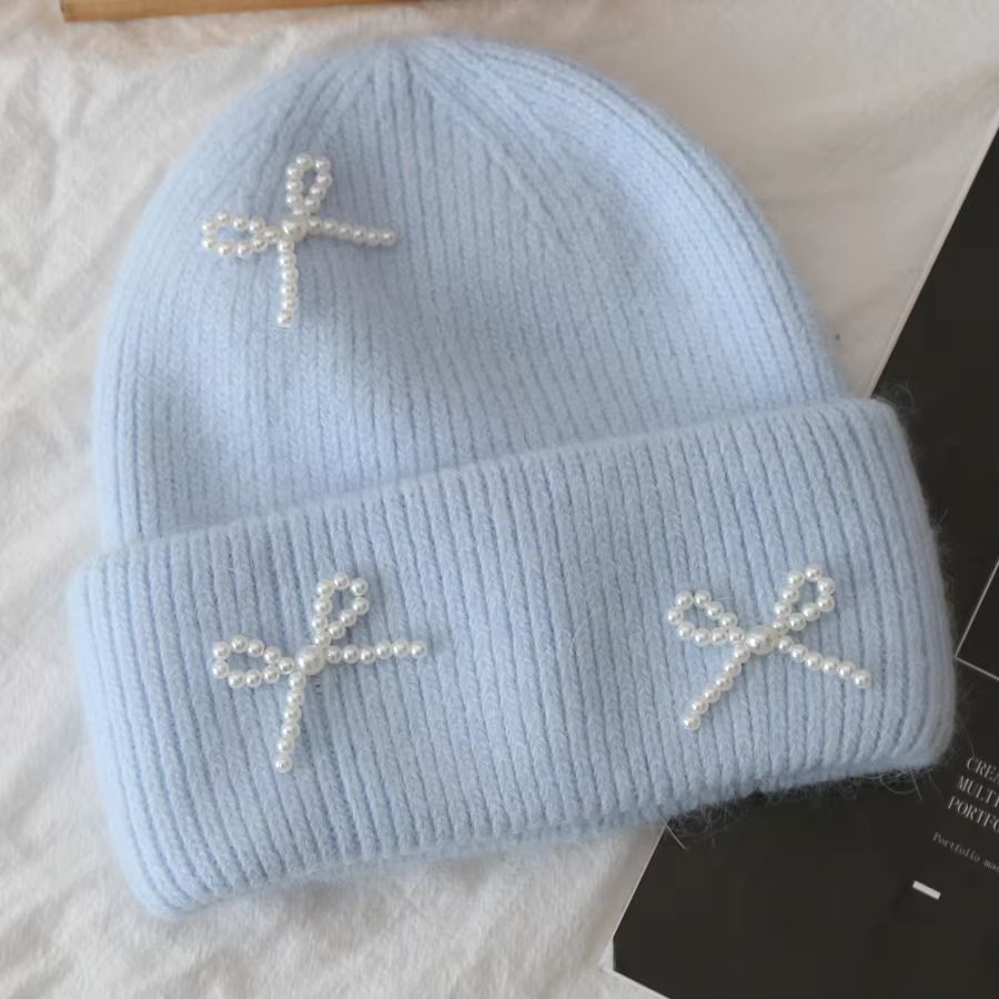 Women's Winter Windproof Layered Knitted Beanie Hat