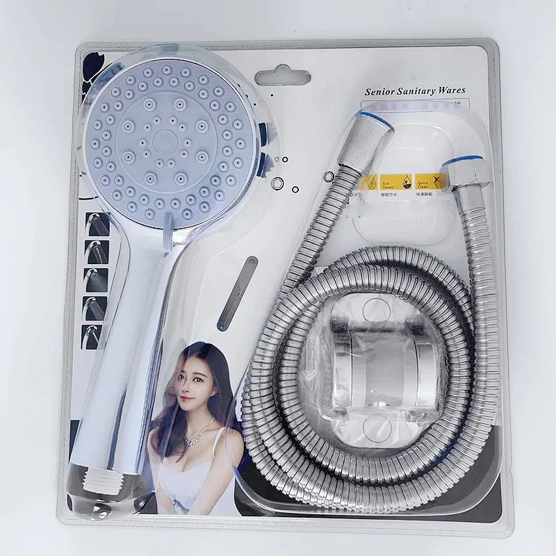 High Pressure Handheld Shower Head 5 Mode Adjustable Large Water Outlet
