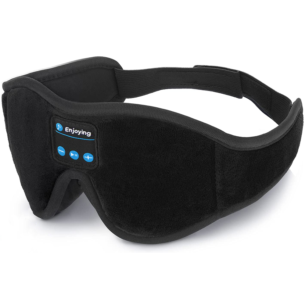 Bluetooth Sleep Mask Headphones, Eye Mask with HD Speakers, Music Play Sleeping Headphones