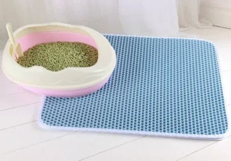 Double Layer Waterproof Cat Litter Mat with Non Slip Design