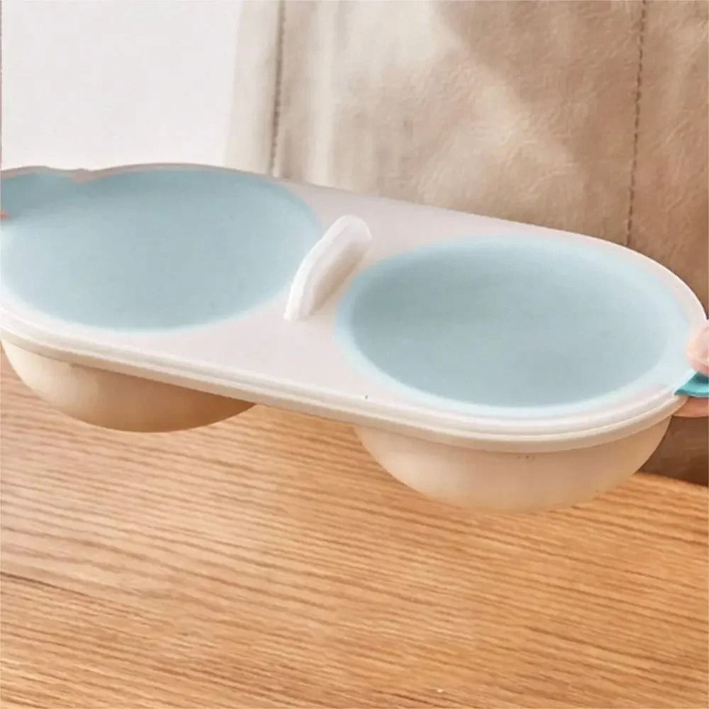 Microwave Double-Cup Egg Poacher & Lotus Maker