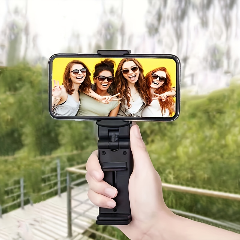 Foldable Hands-Free Airplane Phone Holder Travel Train Seat Cupboard Bar Cellphone Stand