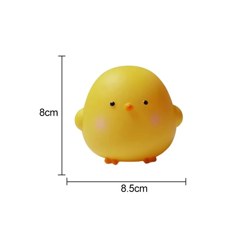 Silicone LED Bedside Night Light Chicken Lamp