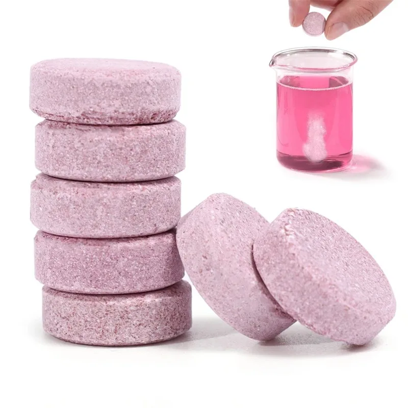 Car Effervescent Washer Fluid Tablets, Concentrated Windshield Glass Cleaner