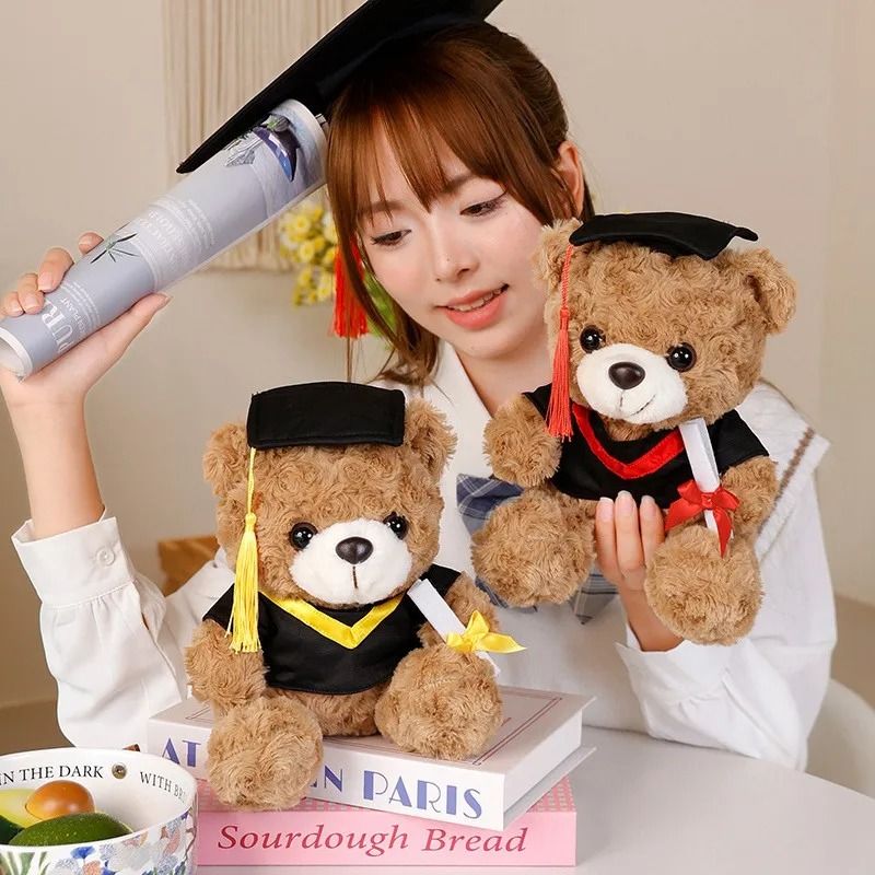 Dr Bear 25cm Graduation Plush Toy