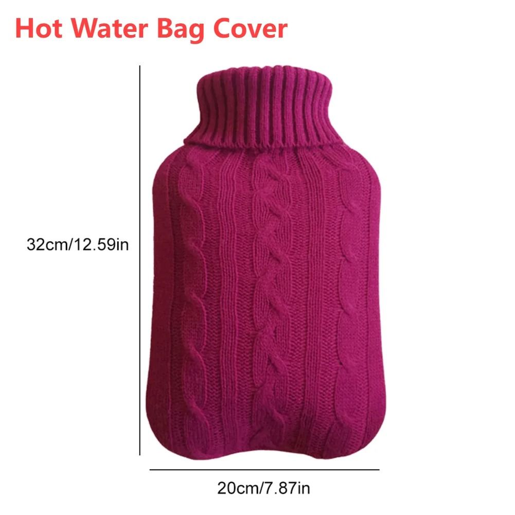 Plush Hand and Feet Warmer Hot Water Bottle with Protective Cover