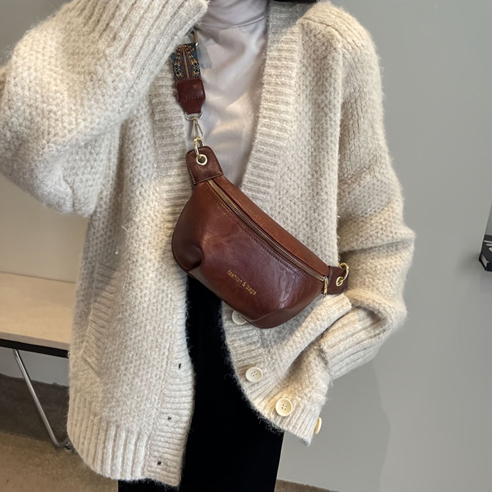 Fashionable Womens Crossbody Bag Casual Chest Waist & Shoulder Bag for Everyday Use