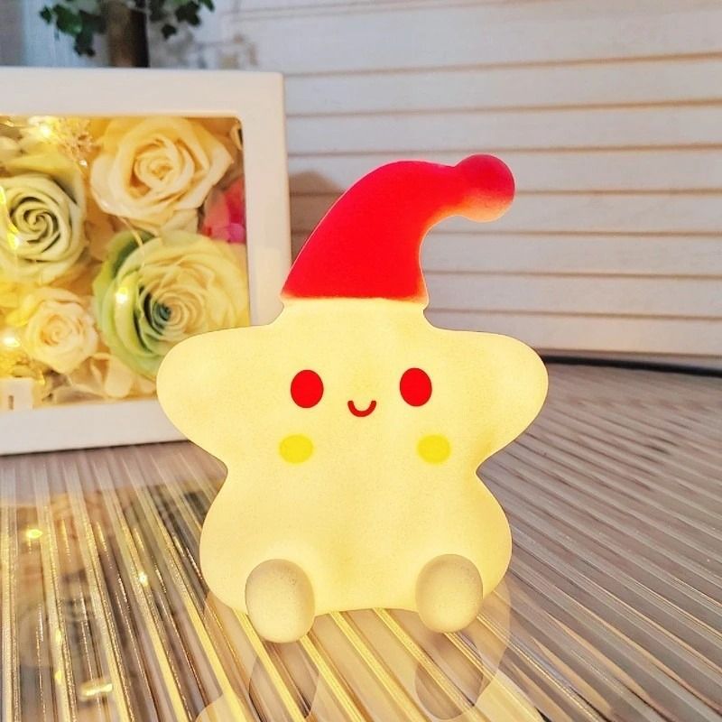 Cute Yellow Star Bedside Night Light