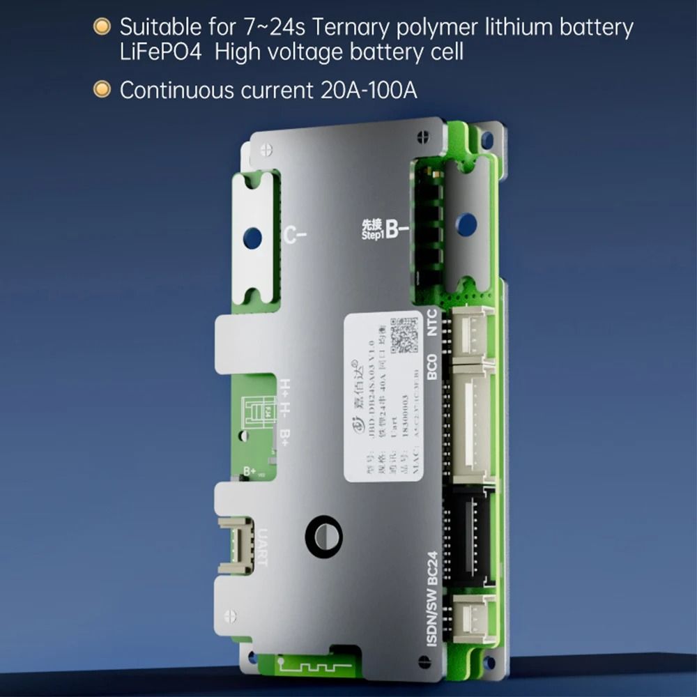 Smart LiFePO4 BMS with Built In Bluetooth and Uart Function