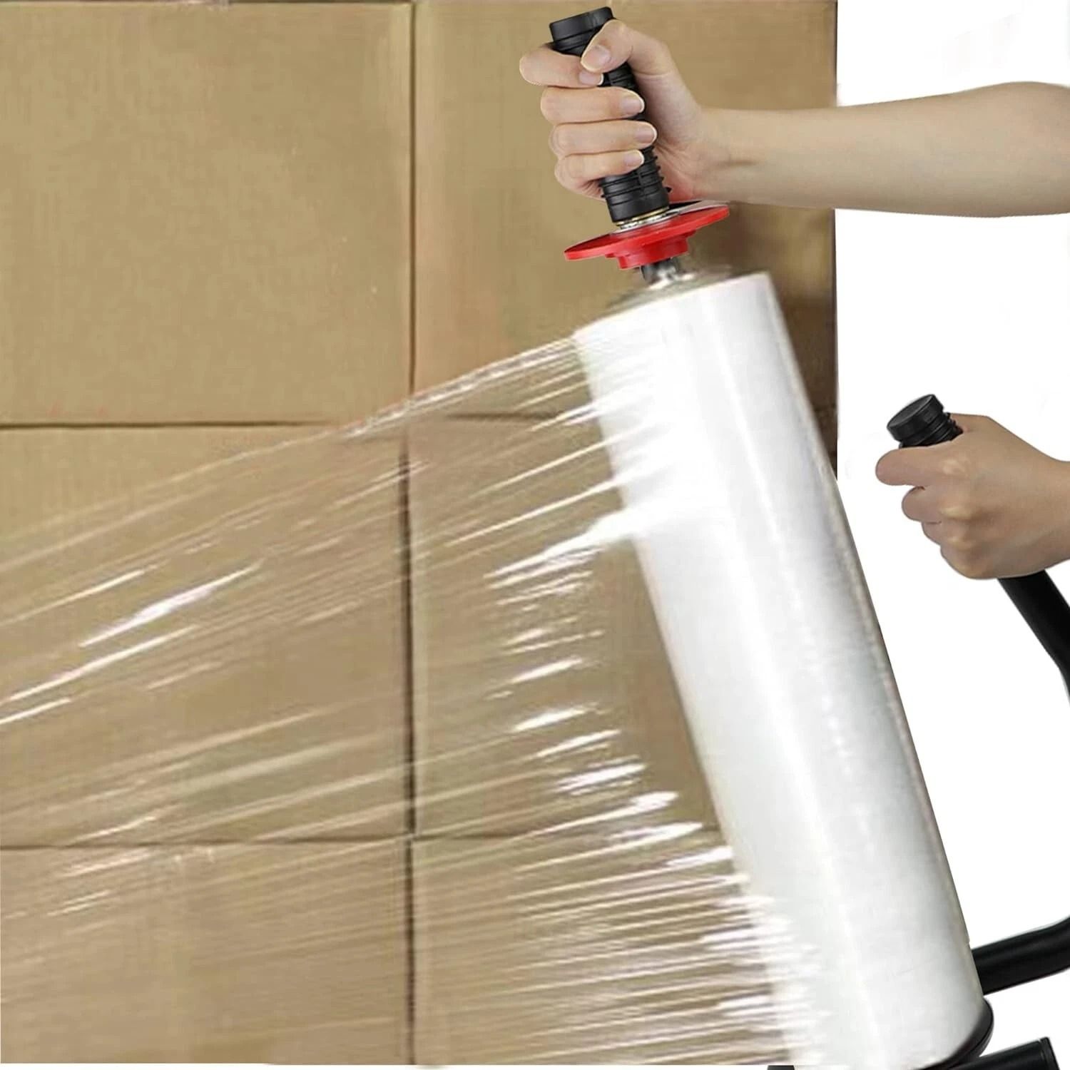 Adjustable Handheld Stretch Film Dispenser Shrink Wrap Handle Machine