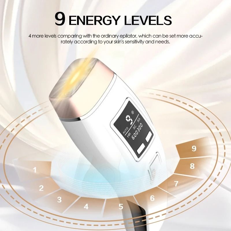 Vancostar IPL Hair Removal Device with Cooling and Skin Care Functions