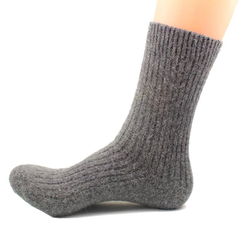 Mens Super Thick Merino Wool Business Socks 3 Pair Set