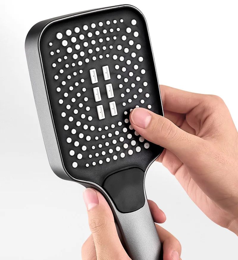 High Pressure Adjustable Shower Head 3 Mode Rainfall Shower