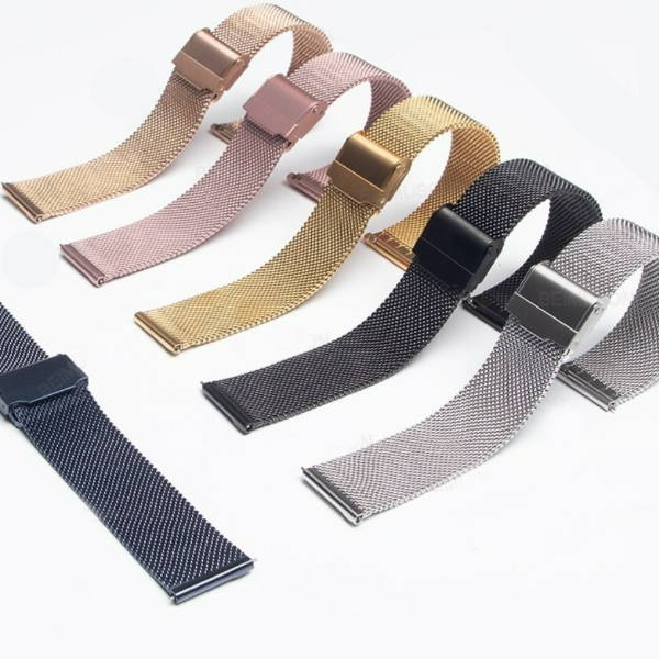 Universal Milanese Watchband Quick Release Stainless Steel Mesh Strap