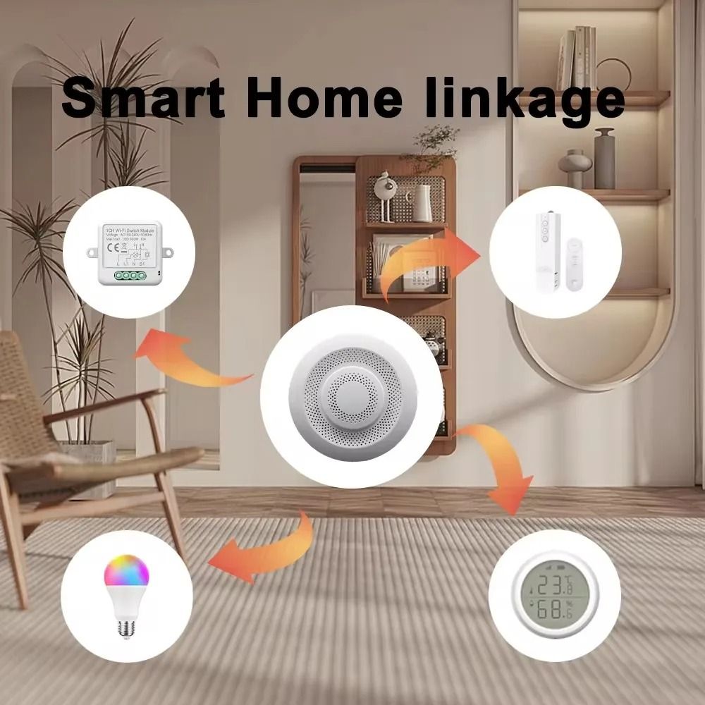 Smart Home Air Quality Monitor with CO2 and Temperature Detection
