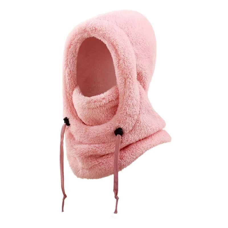 Kids Plush Balaclava Hat with Neck Cover and Full Face Wind Protection