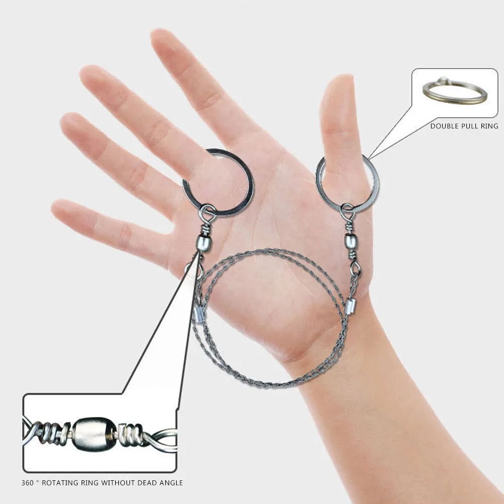 Portable Survival Wire Saw for Camping, Hiking, Hunting, and Gardening
