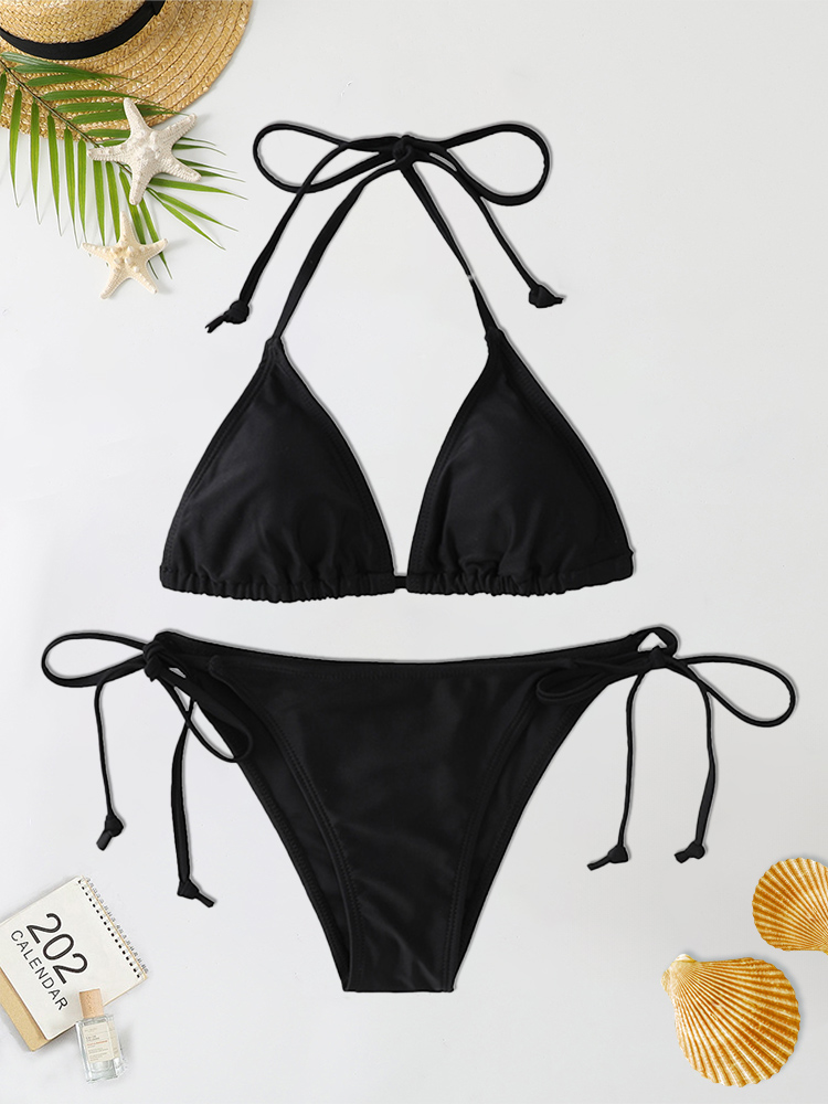 Brazilian Biquini Fashion Sexy Swimsuit Women, Bikinis Set Triangle Swimwear, String Beachwear Thong One Piece Suits
